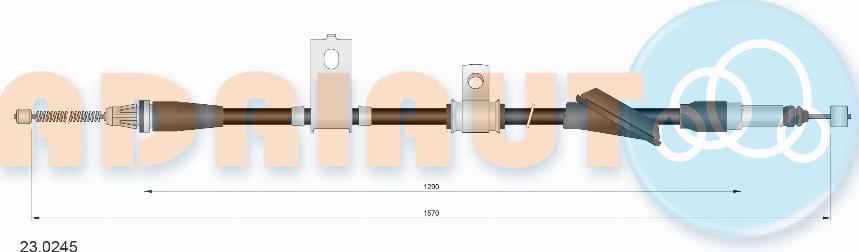 Adriauto 230.245 - Cavo comando, Freno stazionamento autozon.pro