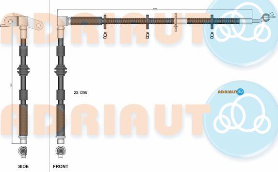 Adriauto 23.1298 - Flessibile del freno autozon.pro