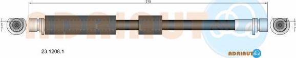 Adriauto 23.1208.1 - Flessibile del freno autozon.pro