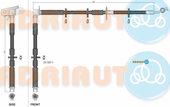 Adriauto 23.1207.1 - Flessibile del freno autozon.pro