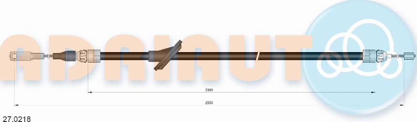 Adriauto 270.218 - Cavo comando, Freno stazionamento autozon.pro