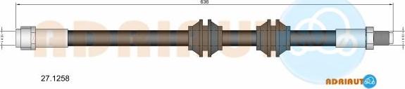 Adriauto 27.1258 - Flessibile del freno autozon.pro