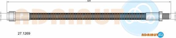 Adriauto 27.1269 - Flessibile del freno autozon.pro