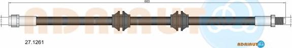 Adriauto 27.1261 - Flessibile del freno autozon.pro
