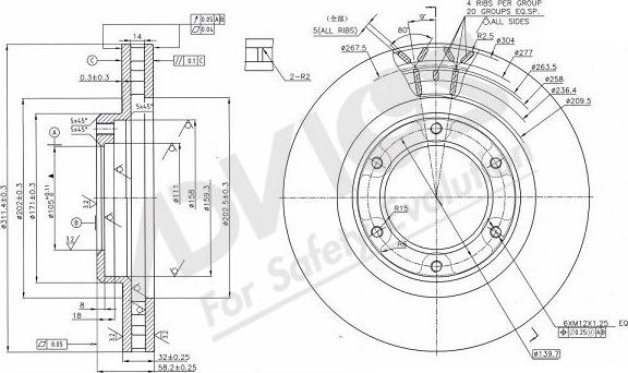 Advics A6F423B - Discofreno autozon.pro