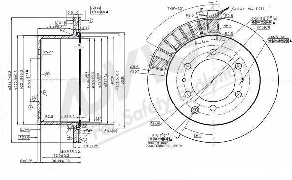 Advics A6R180B - Discofreno autozon.pro