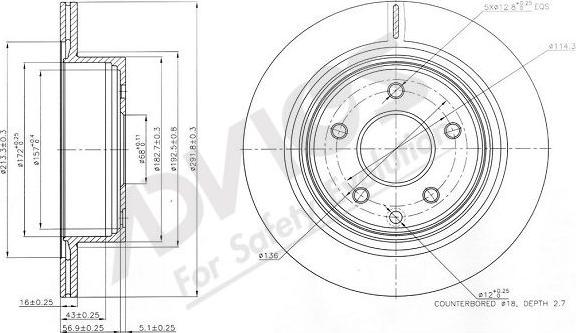 Advics B6R107B - Discofreno autozon.pro