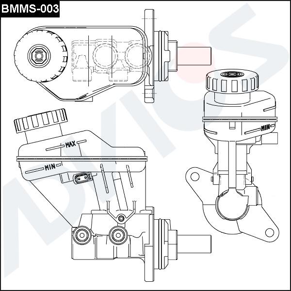 Advics BMMS-003 - Cilindro maestro del freno autozon.pro