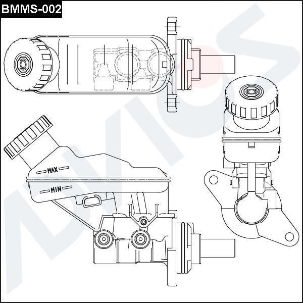 Advics BMMS-002 - Cilindro maestro del freno autozon.pro