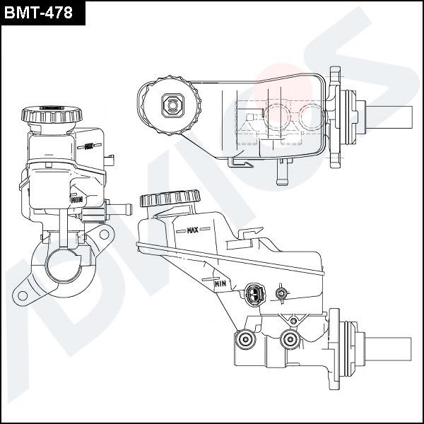 Advics BMT-478 - Cilindro maestro del freno autozon.pro