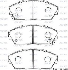 Aisin SN416P - Kit pastiglie freno, Freno a disco autozon.pro