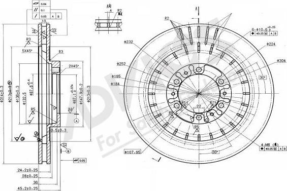 Advics D6F515B - Discofreno autozon.pro