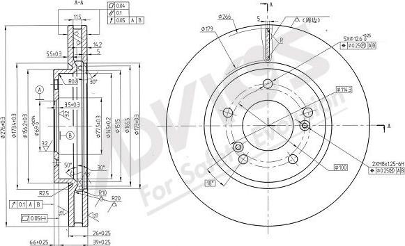 Advics D6F518B - Discofreno autozon.pro