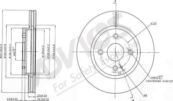 Advics E6F532B - Discofreno autozon.pro