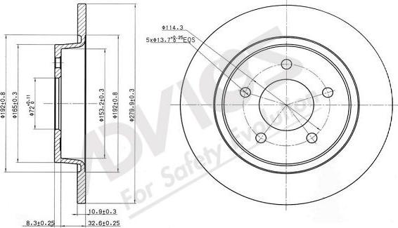 Advics E6R534B - Discofreno autozon.pro