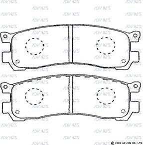 ACDelco AC663381D - Kit pastiglie freno, Freno a disco autozon.pro