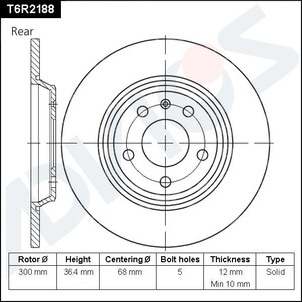 Advics T6R2188 - Discofreno autozon.pro