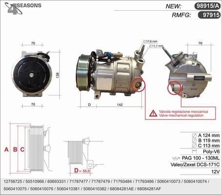 AHE 98915/A - Compressore, Climatizzatore autozon.pro