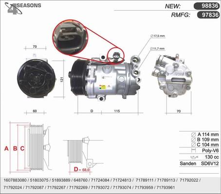 AHE 98836 - Compressore, Climatizzatore autozon.pro