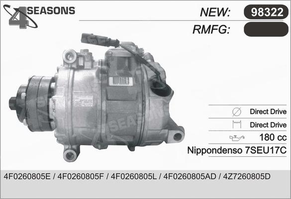 AHE 98322 - Compressore, Climatizzatore autozon.pro