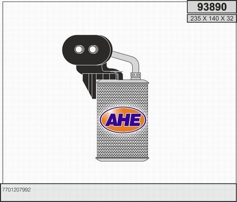 AHE 93890 - Scambiatore calore, Riscaldamento abitacolo autozon.pro