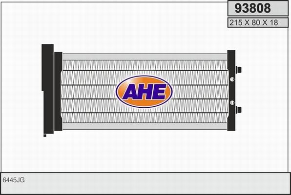 AHE 93808 - Scambiatore calore, Riscaldamento abitacolo autozon.pro