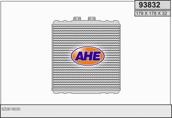 AHE 93832 - Scambiatore calore, Riscaldamento abitacolo autozon.pro