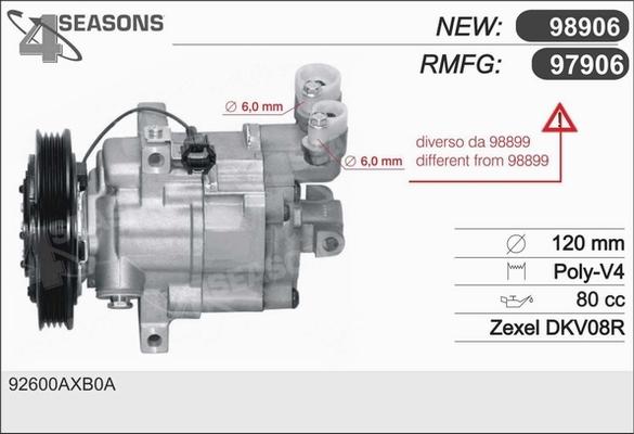 AHE 97906 - Compressore, Climatizzatore autozon.pro