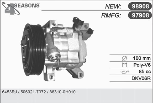 AHE 97908 - Compressore, Climatizzatore autozon.pro