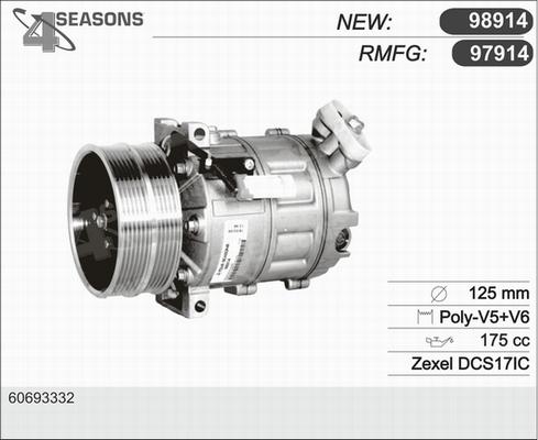 AHE 97914 - Compressore, Climatizzatore autozon.pro