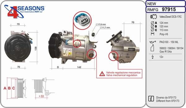 AHE 97915 - Compressore, Climatizzatore autozon.pro