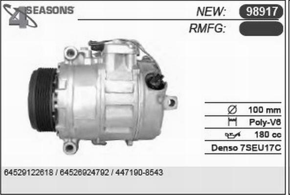 AHE 97917 - Compressore, Climatizzatore autozon.pro