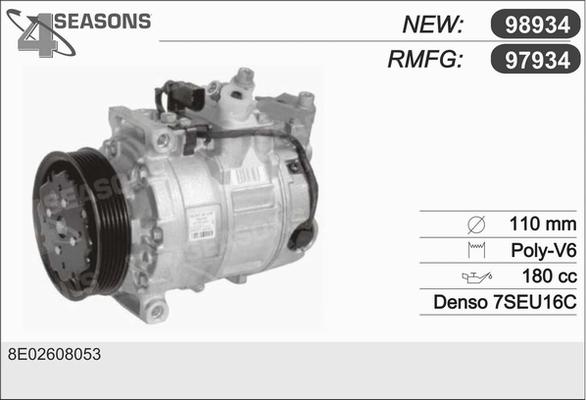 AHE 97934 - Compressore, Climatizzatore autozon.pro