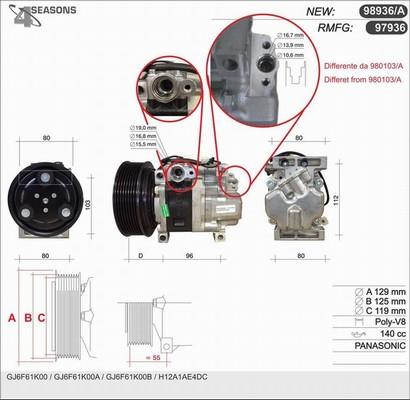 AHE 97936 - Compressore, Climatizzatore autozon.pro