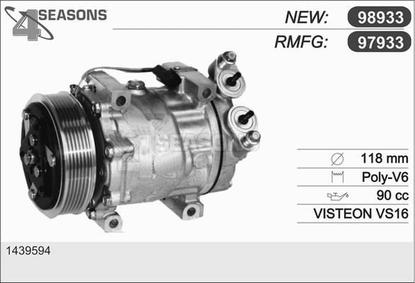 AHE 97933 - Compressore, Climatizzatore autozon.pro