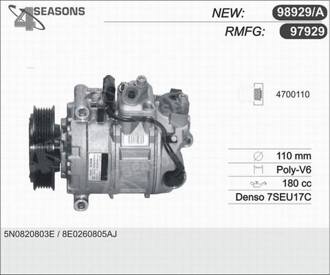 AHE 97929 - Compressore, Climatizzatore autozon.pro