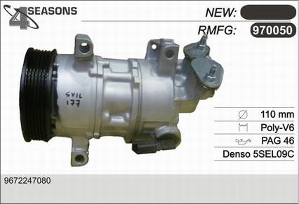 AHE 970050 - Compressore, Climatizzatore autozon.pro