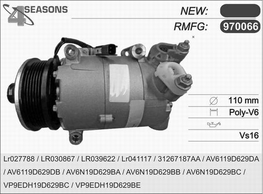 AHE 970066 - Compressore, Climatizzatore autozon.pro