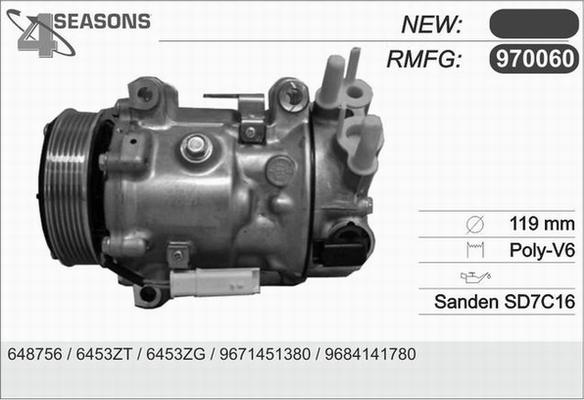 AHE 970060 - Compressore, Climatizzatore autozon.pro