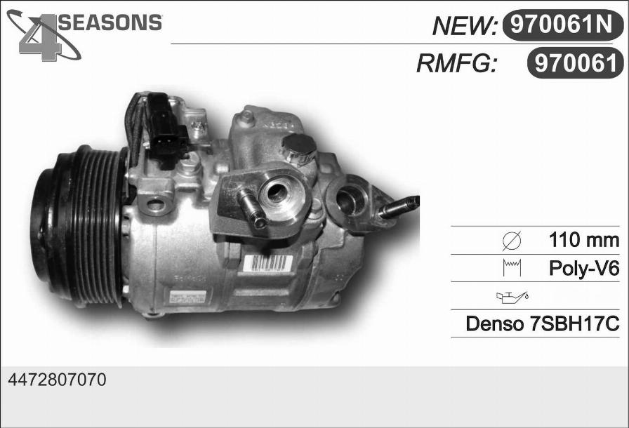 AHE 970061N - Compressore, Climatizzatore autozon.pro