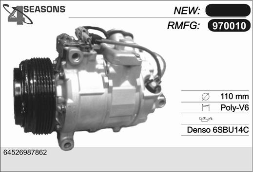 AHE 970010 - Compressore, Climatizzatore autozon.pro