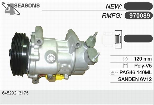 AHE 970089 - Compressore, Climatizzatore autozon.pro