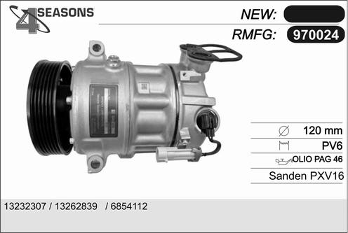 AHE 970024 - Compressore, Climatizzatore autozon.pro