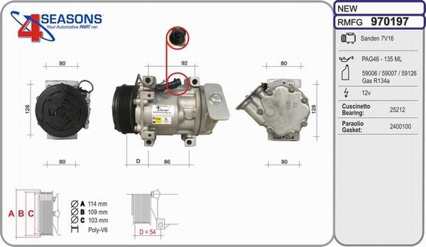 AHE 970197 - Compressore, Climatizzatore autozon.pro