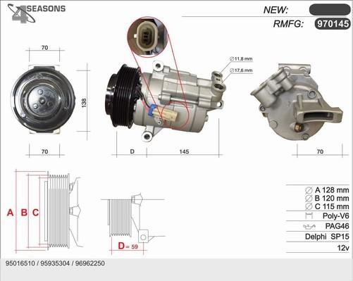 AHE 970145 - Compressore, Climatizzatore autozon.pro