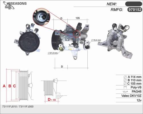 AHE 970152 - Compressore, Climatizzatore autozon.pro