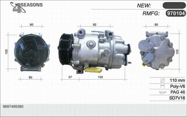 AHE 970104 - Compressore, Climatizzatore autozon.pro