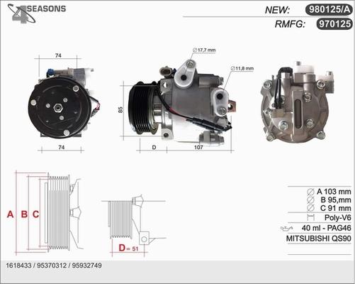 AHE 970125 - Compressore, Climatizzatore autozon.pro