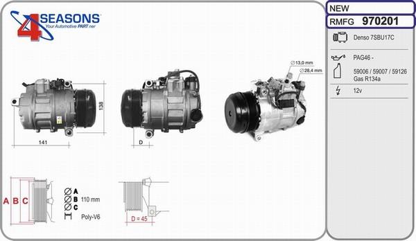 AHE 970201 - Compressore, Climatizzatore autozon.pro