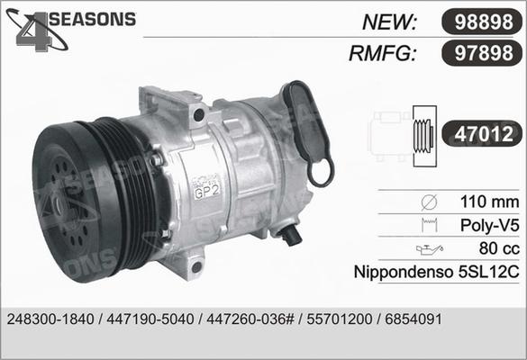 AHE 97898 - Compressore, Climatizzatore autozon.pro